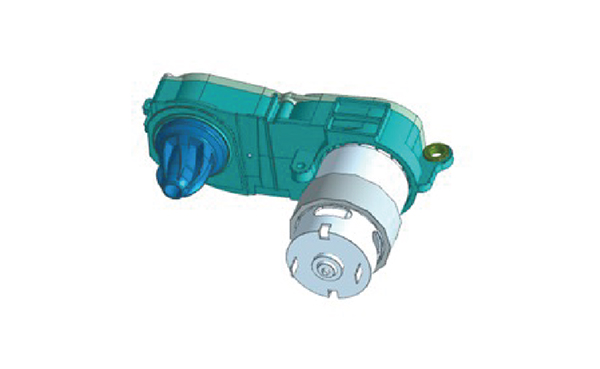 Full-gear Single Roller Brush Gearbox